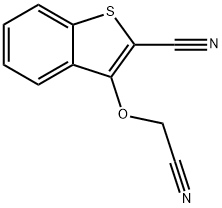 3-(cyanomethoxy)-1-benzothiophene-2-carbonitrile