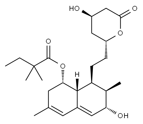3'（S）-羟基辛伐他汀 结构式