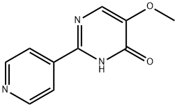 2-吡啶基-4-羟基-5-甲氧基嘧啶 500MG 结构式
