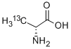 D-丙氨酸-3-13C 结构式