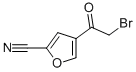 2-Furancarbonitrile, 4-(bromoacetyl)- (9CI) 结构式