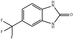 5-三氟甲基-1,3-二氢-苯并咪唑-2-酮 结构式