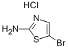 2-氨基-5-溴噻唑盐酸盐 结构式