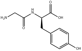 甘氨酰-D-酪氨酸 结构式