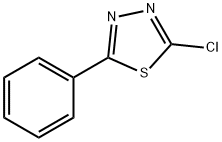 2-氯-5-苯基-1,3,4-噻二唑 结构式