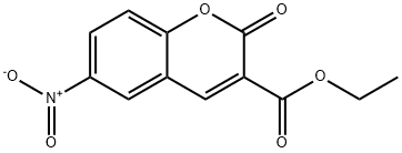 6-硝基香豆素3-甲酸乙酯 结构式