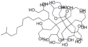 聚甘油-10 异硬脂酸酯 结构式