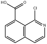 1-氯异喹啉-8-羧酸 结构式