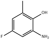 2-AMINO-4-FLUORO-6-METHYLPHENOL 结构式