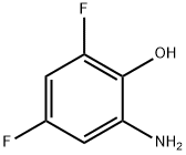 2-氨基-4,6-二氟苯酚 结构式