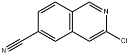 3-氯异喹啉-6-甲腈 结构式