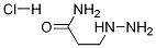 3-hydrazinylpropanaMide hydrochloride 结构式