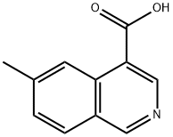 6-甲基异喹啉-4-羧酸 结构式