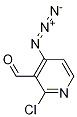 4-azido-2-chloropyridine-3-carbaldehyde 结构式