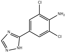 4-triazol-3-yl)benzenaMine 结构式