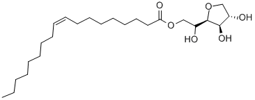 山梨醇酐单油酸酯 结构式