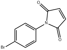 N-(4-溴苯基)马来酰亚胺 结构式