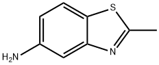 5-氨基-2-甲基苯并噻唑 结构式