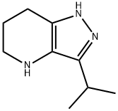 4,5,6,7-四氢-3-(异丙基)-1H-吡唑并[4,3-B]吡啶 结构式