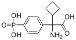 2-aMino-2-cyclobutyl-2-(4-phosphonophenyl)-acetic acid 结构式