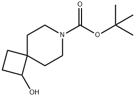 N-BOC-7-azaspiro[3.5]nonan-1-ol 结构式