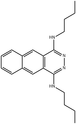 1,4-bis(butylamino)benzo(g)phthalazine 结构式