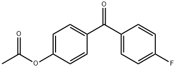 4-ACETOXY-4'-FLUOROBENZOPHENONE 结构式