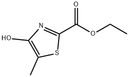 4-羟基-5-甲基-2-噻唑羧酸乙酯 结构式