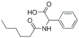 Benzeneacetic  acid,  -alpha--[(1-oxohexyl)amino]- 结构式