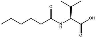 Valine,  N-(1-oxohexyl)- 结构式