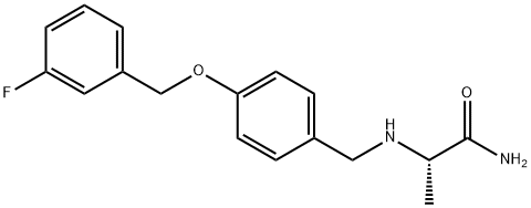 沙芬酰胺 结构式