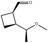 Cyclobutanecarboxaldehyde, 2-(1-methoxyethyl)-, [1R-[1alpha,2alpha(S*)]]- (9CI) 结构式