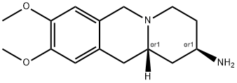 2-AMINO-8,9-DIMETHOXY-1,3,4,6,11,11A-HEXAHYDRO-2H-BENZO[B]QUINOLIZINE 结构式