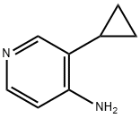 3-环丙基吡啶-4-胺 结构式