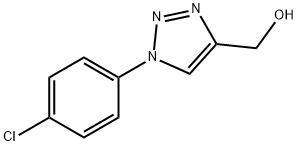 1-(4-氯苯基)-4-甲醇基-1H-1,2,3-三唑 结构式