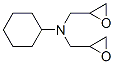 N,N-bis(2,3-epoxypropyl)cyclohexylamine 结构式