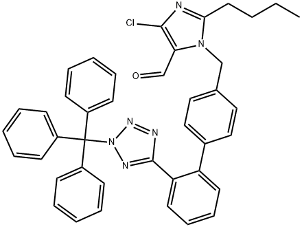 N-Trityl Losartan Carboxaldehyde 结构式