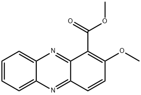 2-Methoxy-1-phenazinecarboxylic acid methyl ester 结构式