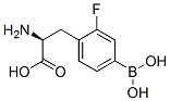 4-borono-2-fluorophenylalanine 结构式