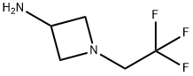 1-(2,2,2-TRIFLUOROETHYL)AZETIDIN-3-AMINE 结构式