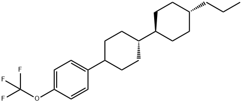 4-(反式,反式-4-丙基双环己基)-三氟甲氧基苯 结构式