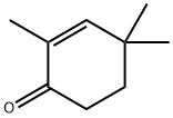 2,4,4-三甲基-2-环己烯-1-酮 结构式