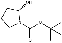 1-Pyrrolidinecarboxylic acid, 2-hydroxy-, 1,1-dimethylethyl ester, (2S)- 结构式