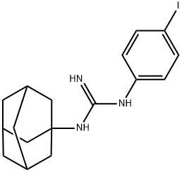 1-(4-iodophenyl)-3-(1-adamantyl)guanidine 结构式