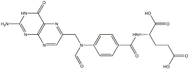 10-甲酰叶酸 结构式