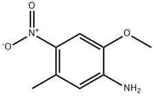 2-甲氧基-4-硝基-5-甲基苯胺 结构式