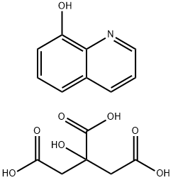 8-羟基喹啉柠檬酸盐 结构式
