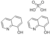8-羟基喹啉硫酸盐 结构式