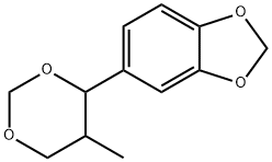 5-(5-methyl-1,3-dioxan-4-yl)-1,3-benzodioxole 结构式