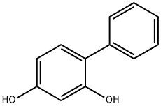 4-PHENYLBENZENE-1,3-DIOL 结构式